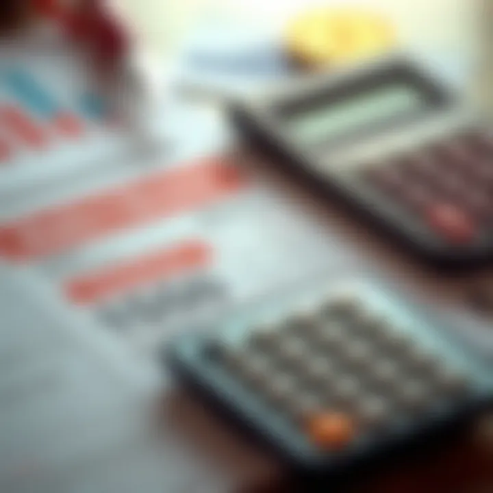 Essential Financial Documentation for Auto Loans Illustration of financial documents and a calculator