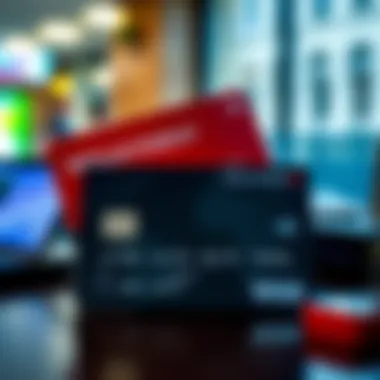 Navigating Credit Card Applications Illustration of a credit card application process