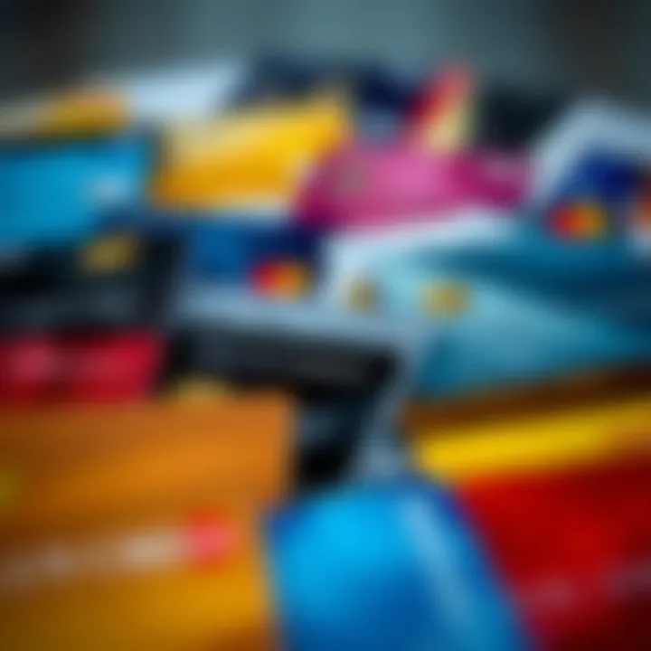 Diverse Credit Card Offerings Visual representation of various credit card options