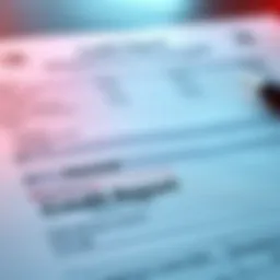 A detailed view of a credit report highlighting various sections