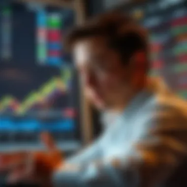 Elon Musk analyzing stock trends