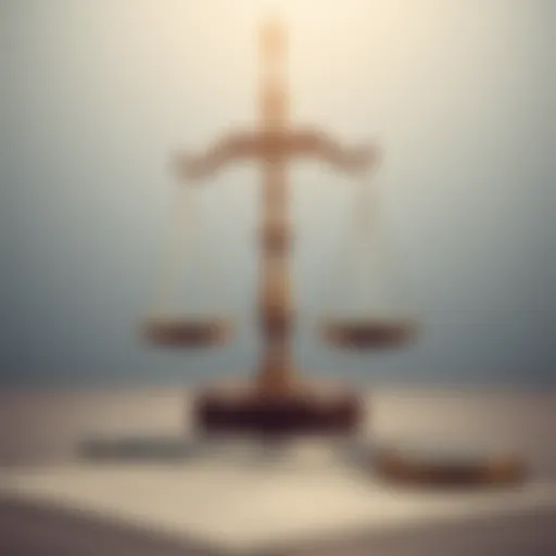 Legal scales representing justice in fraudulent misrepresentation