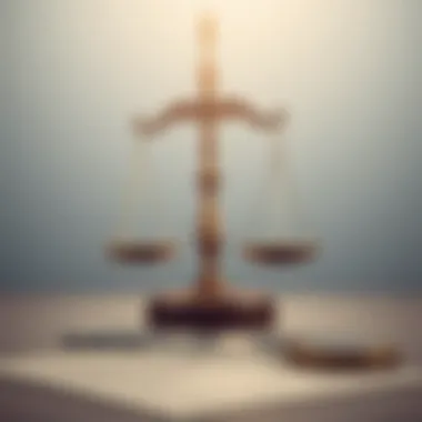 Justice and Legal Implications in Misrepresentation Legal scales representing justice in fraudulent misrepresentation