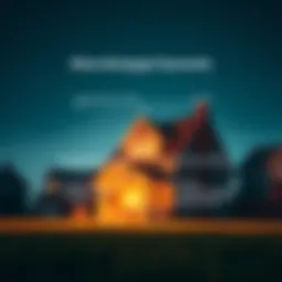 Diagram illustrating mortgage payment breakdown