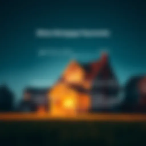 Diagram illustrating mortgage payment breakdown