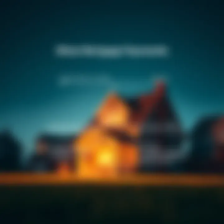 Diagram illustrating mortgage payment breakdown