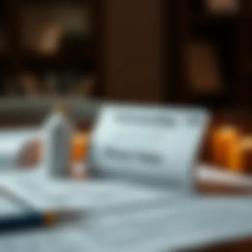 A conceptual representation of house notes and financial agreements