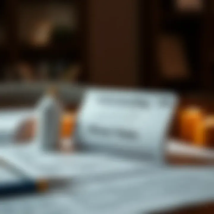 A conceptual representation of house notes and financial agreements