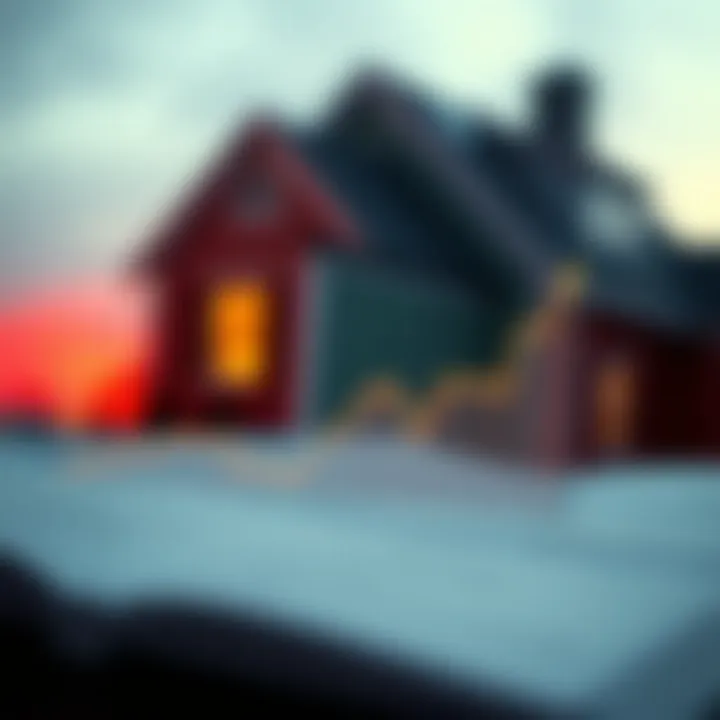 A graph illustrating the impact of interest rates on house notes