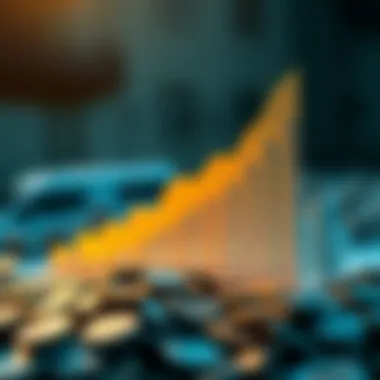 Compound Interest Growth Over Time Illustration of compound interest growth over time
