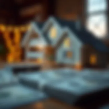 Conceptual illustration of mortgage payments