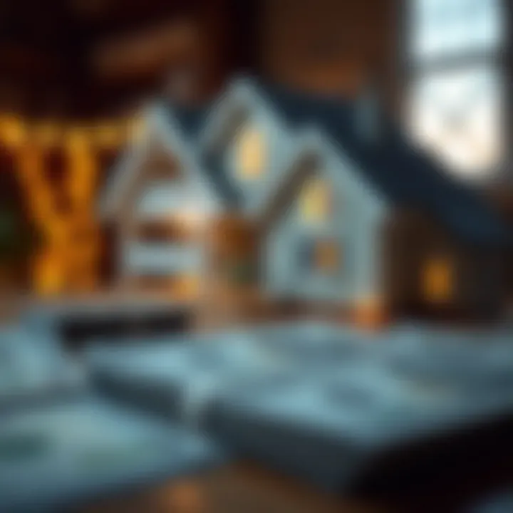 Conceptual illustration of mortgage payments