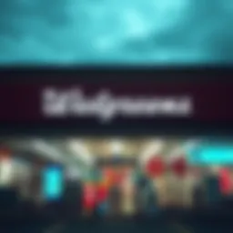 Walgreens storefront showcasing the brand