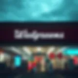 Walgreens Storefront Walgreens storefront showcasing the brand