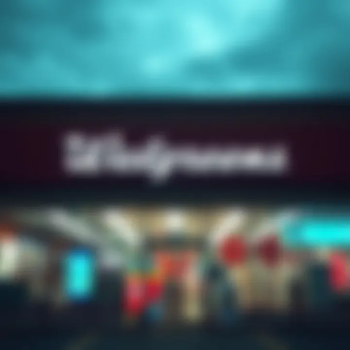 Walgreens Storefront Walgreens storefront showcasing the brand