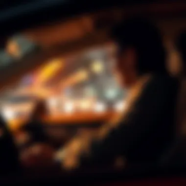 Making Smart Financial Decisions for Car Loans An illustration of a person making a smart financial decision for a used car loan