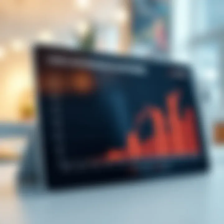 Chart displaying user experience metrics for investment platforms