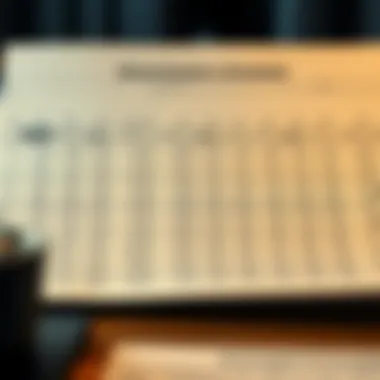 Template of an Excel amortization schedule