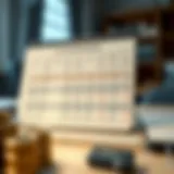 Visual representation of loan amortization schedule